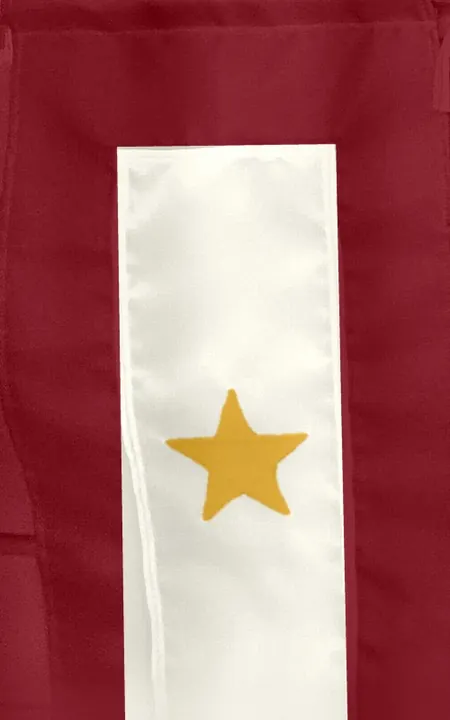Gold Star flag from the memorial display